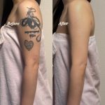 岐阜県からエアブラシスクールの受講生様と花嫁様へのタトゥーカバー